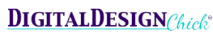 digital design chick logo